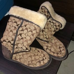 Coach snow boots